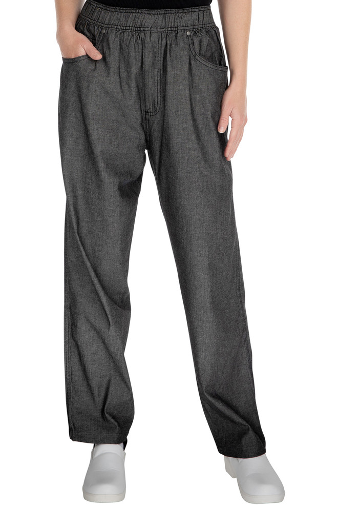 Hey Chef Unisex Elberon Pants - 4 Pocket Denim Chef Pants