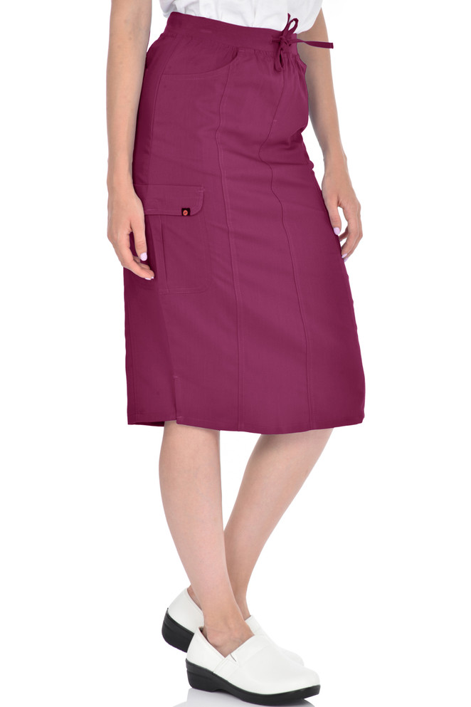 Marilyn Monroe Professional Stretch Five Pocket 'Debra' Scrub Skirt