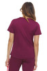 Action V Neck Nylon Spandex Active Inspired Scrub Top