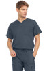 MediChic 2-Pocket Tuckable V-Neck Scrub Top Lightweight 4-Way Stretch