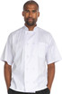 Hey Chef Unisex Arlene Top - Short Sleeves Classic 10 Button Chef Coat