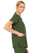 Mini Marilyn Stretch V-Neck Three Pocket Scrub Top with 4-Way Stretch