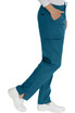 Marilyn Monroe Women's Stretch 8-Pocket Pants, Mid Rise, Roomy Straight Leg, Soft Medical Scrub Pants
