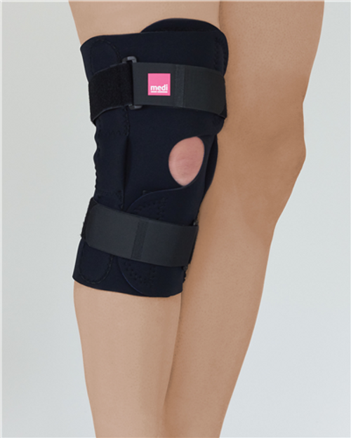 OMERIL Knee Supports 2 Pack Breathable L Fits 16.5-18.5" Black 