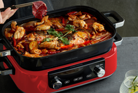 Digital Multifunction Cooking Pot - Red - MRMP3RD