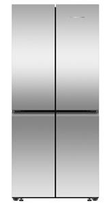FISHER PAYKEL 498L FREESTANDING QUAD DOOR FRIDGE RF500QNX1