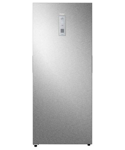 HAIER 465L VERTICAL REVERSIBLE DOOR FRIDGE SILVER HRF505VS