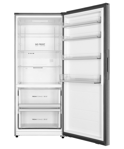 HAIER 465L VERTICAL REVERSIBLE DOOR FRIDGE SILVER HRF505VS HAIER 465L VERTICAL REVERSIBLE DOOR FRIDGE SILVER HRF505VS