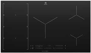 90CM INDUCTION COOKTOP BLACK CERAMIC GLASS EHI977BE