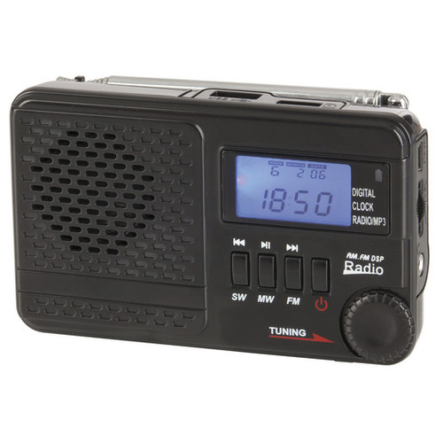 Digitech AM/FM/SW Rechargeable Radio with  MP3 AR1721