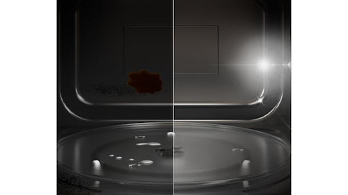 34L Smart Cooking Inverter Microwave Oven – Black Mirror