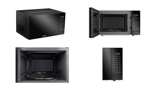 34L Smart Cooking Inverter Microwave Oven – Black Mirror