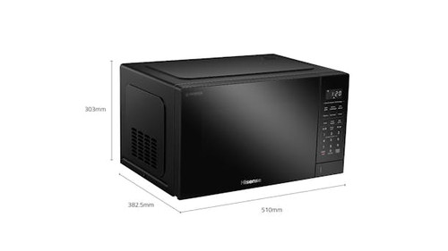 34L Smart Cooking Inverter Microwave Oven – Black Mirror