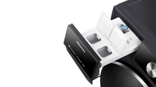 Hisense 12kg Front Load Washing Machine - Charcoal Black