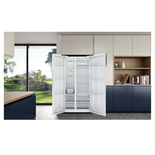 Westinghouse 624L side by side fridge - White