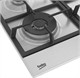 60CM 3 BURNER GAS COOKTOP WITH WOK - STAINLESS STEEL BCT60GX