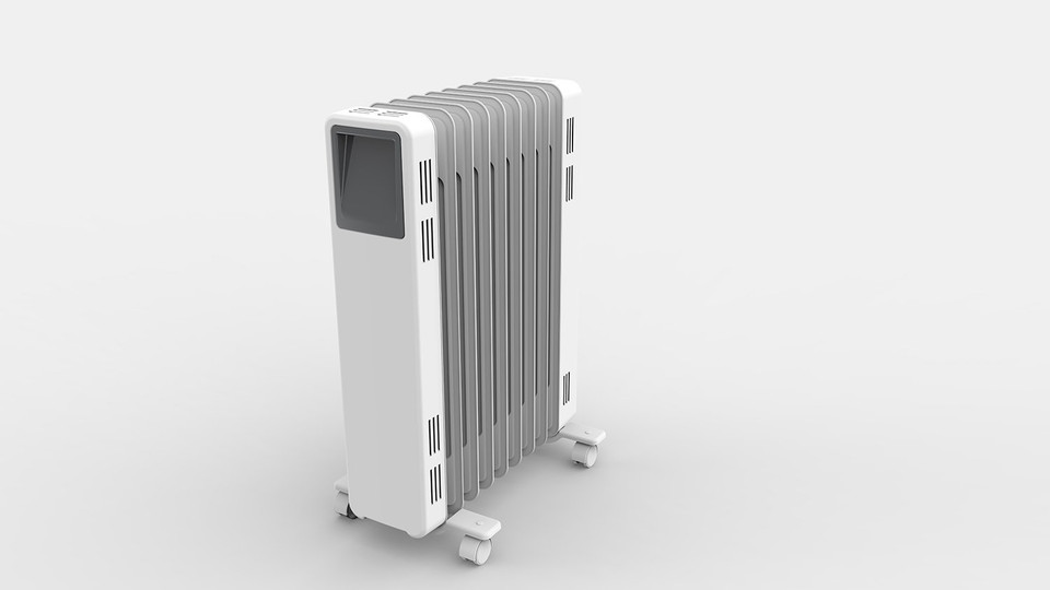2.4kW Oil Column Heater with Turbo Fan