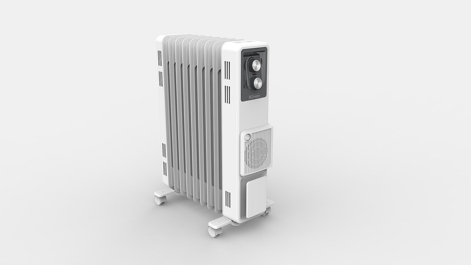 2.4kW Oil Column Heater with Turbo Fan