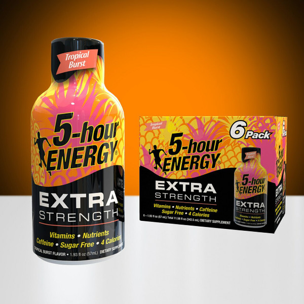 Tropical Burst  Extra Strength 5-hour ENERGY® 6-Pack