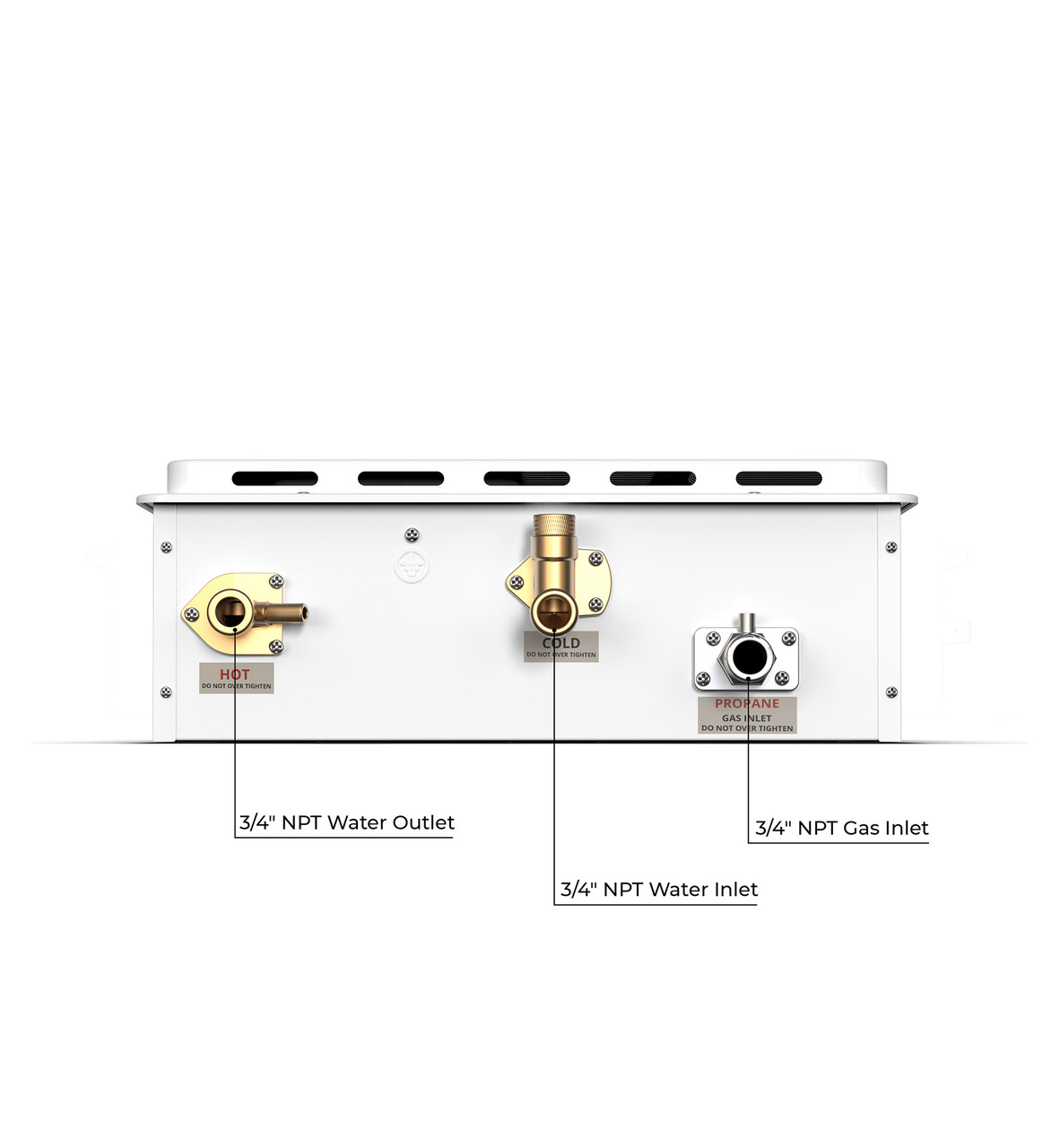 7.0 GPM Propane Tankless Hot Water Heater Eccotemp