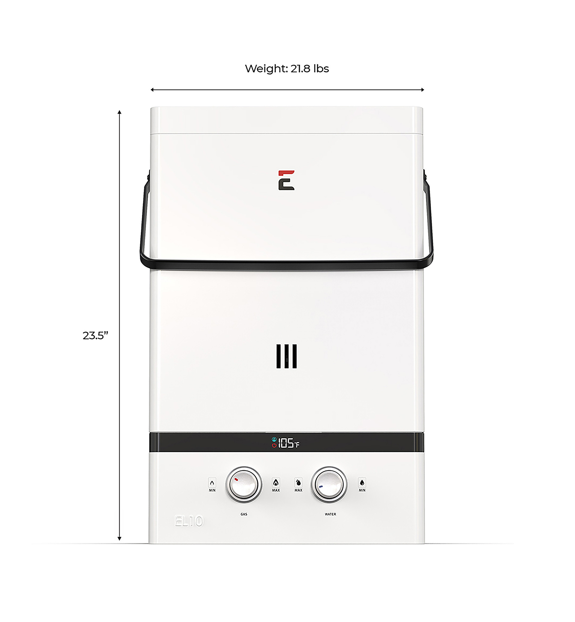 EL10 Outdoor Portable Tankless Hot Water Heater Eccotemp