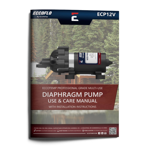 EccoFlo Pump Product Installation Manual | Eccotemp