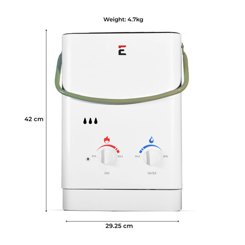 Open Box - Eccotemp CEL5 5 LPM Portable Outdoor Instantaneous Water Heater, 37 mbar
