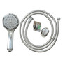 Chrome Showerhead and Stainless Steel Hose