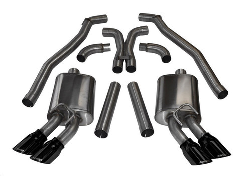 Corsa Performance Exhaust Cat-Back 12-15 Camaro 6.2L 14971Blk