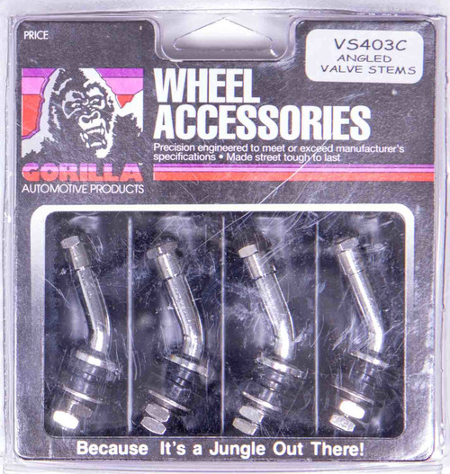 Gorilla Angle Valve Stems 4 Pack Vs403C