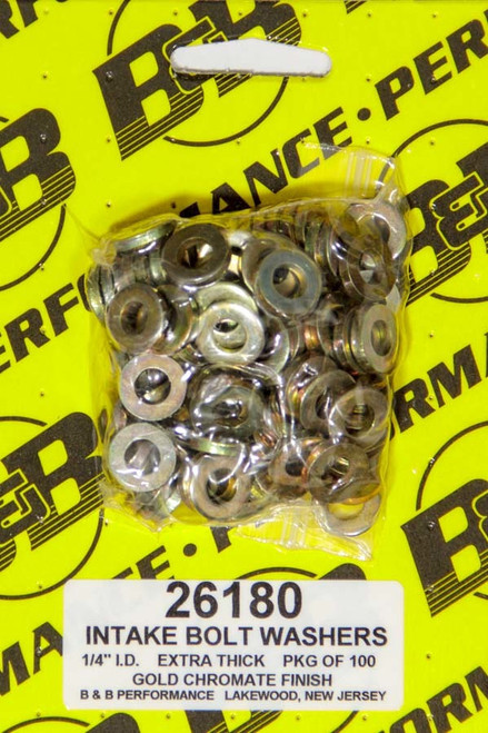 B And B Performance Products H/T Special Washers - 1/4In .540In Od (100) 26180