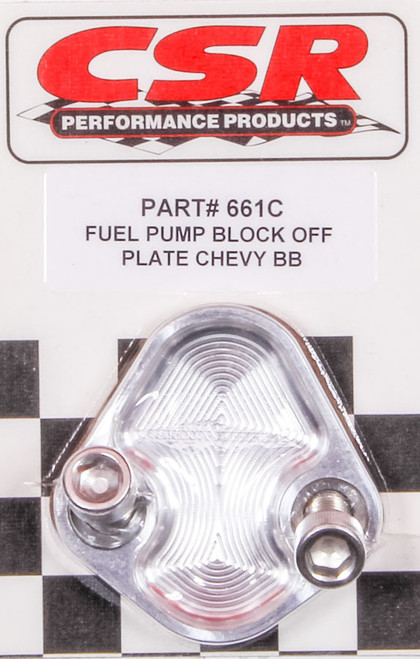 Csr Performance Bbc F/P Block-Off Plate - Clear 661C