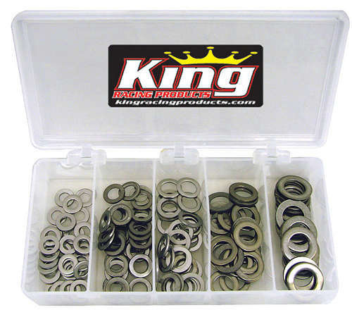 King Racing Products Stainless Washer Kit .060 145Pc 2725