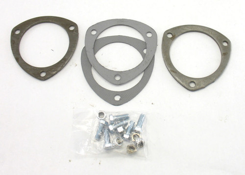 Patriot Exhaust Collector Flanges - 1Pr 3-Bolt 3-1/2In Dia. H7261