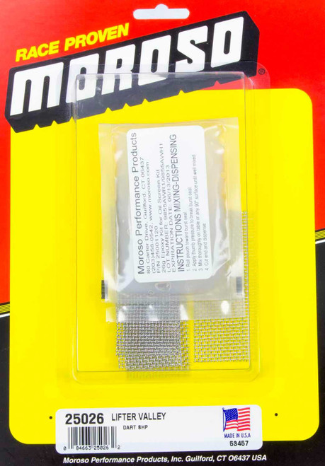 Moroso Oil Return Screen Kit - Dart Sbc Shp Blocks 25026