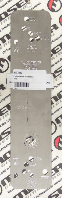 Moser Engineering Pinion Center Measuring Tool T006