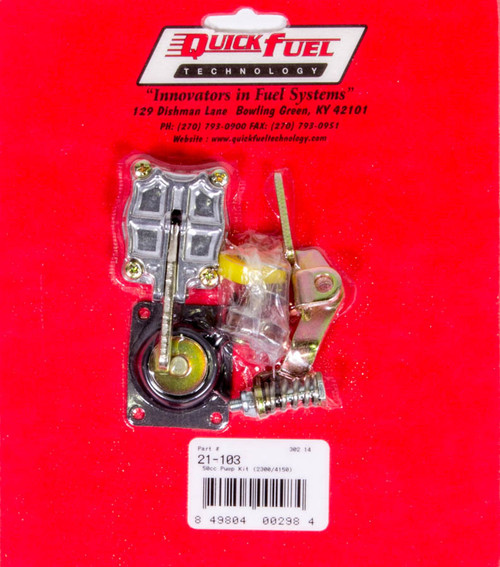 Quick Fuel Technology Accelerator Pump Kit - 50Cc (2300-4150 Styles) 21-103Qft