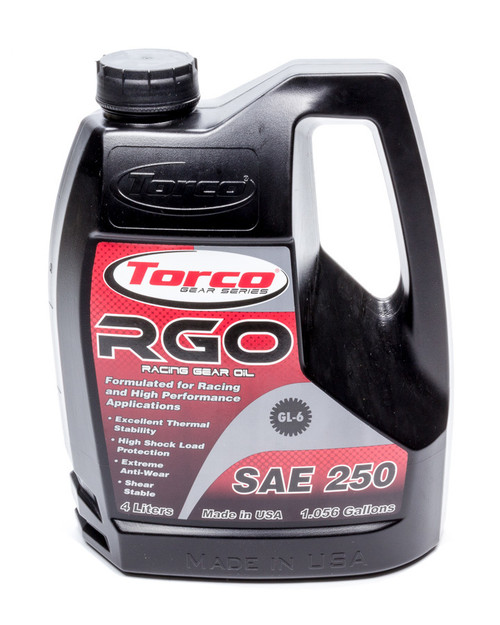 Torco Rgo Racing Gear Oil 250- 4-Liter Bottle A240250Se
