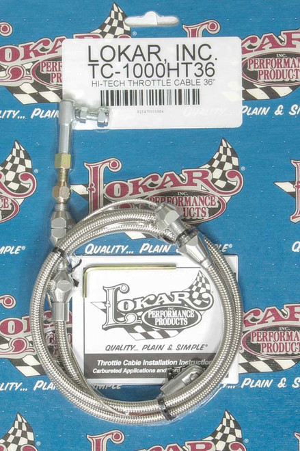 Lokar Hi-Tech Throttle Cable 36In Tc-1000Ht36