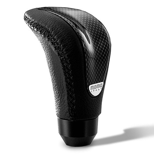 Momo Automotive Accessories Combat Evo Shift Knob Leather Carbon Insert Ctecbn