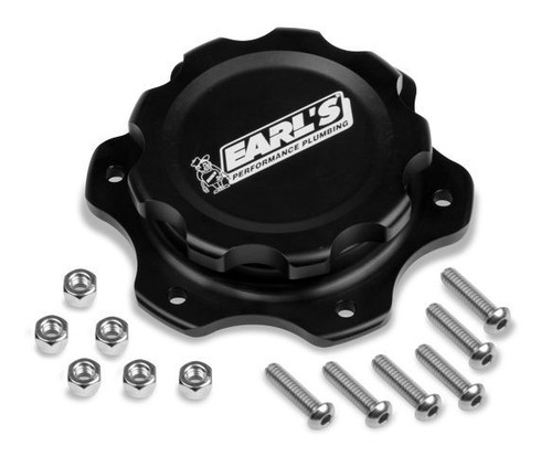 Earls Alm Fuel Cell Cap & Bung W/6 Bolt Flange 166016Erl