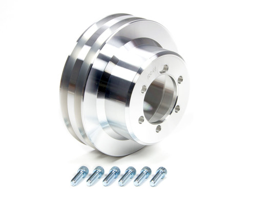 March Performance 2 Groove Crank Pulley 6-1/2In 10049