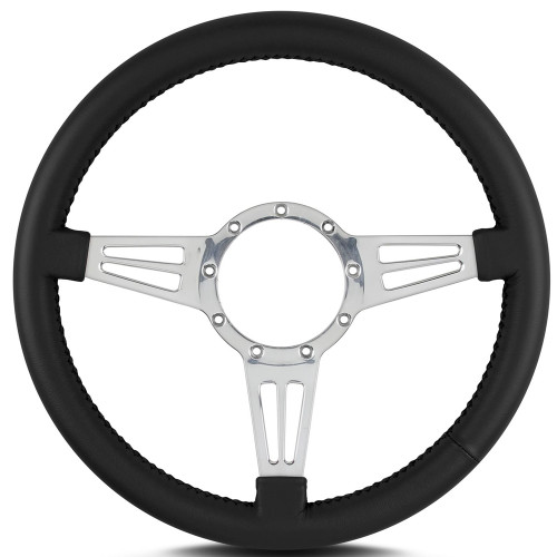 Lecarra Steering Wheels Steering Wheel Mark 4 Do Uble Slot Pol. W/Blk Wra 44401