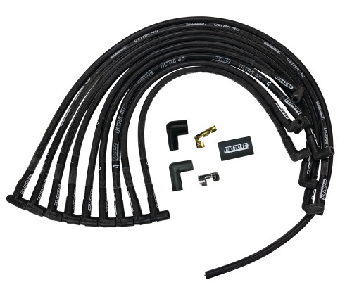 Moroso Ultra 40 Plug Wire Set Sbc W/Jesel Front Drive 73842