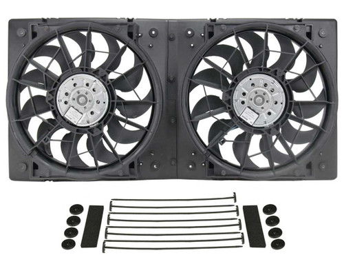 Derale 13In Dual High Output Rad Fans Puller 16928