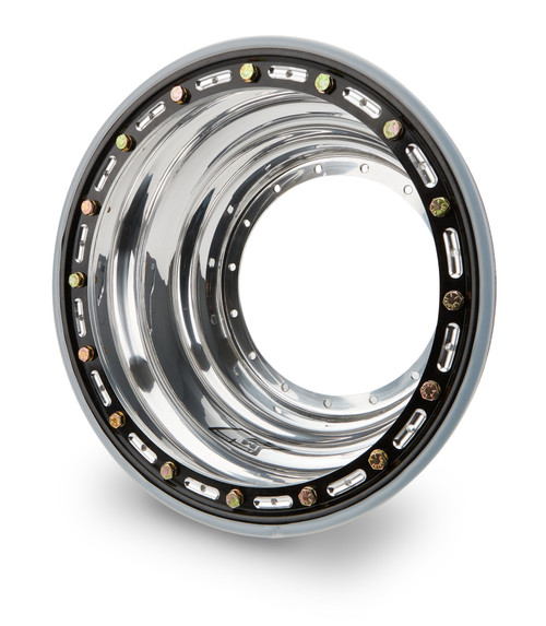 Keizer Aluminum Wheels, Inc. Wheel Half 15X7 15 Bolt W/Beadlock Polished 157Bl
