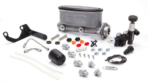 Wilwood Alum Tandem M/C Kit W/ Brkt & Prop Valve 1In 261-13269