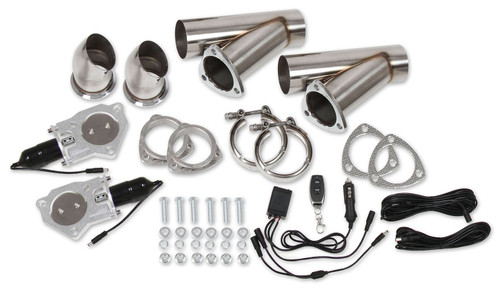 Hooker Exhaust Electric Cut-Out Kit - Dual 2.5In 11051Hkr