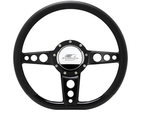 Billet Specialties Steering Wheel 14In D- Shape Trans Am Black Blk29427