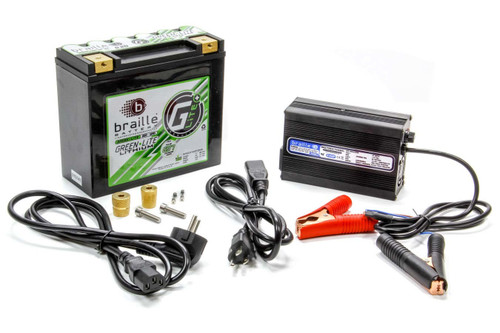 Braille Auto Battery Lithium 12 Volt Battery Green Lite W/Charger G20C